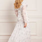 Magnolia Ditsy Gigi One-Shoulder Rouched Gown