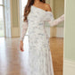 Magnolia Ditsy Gigi One-Shoulder Rouched Gown