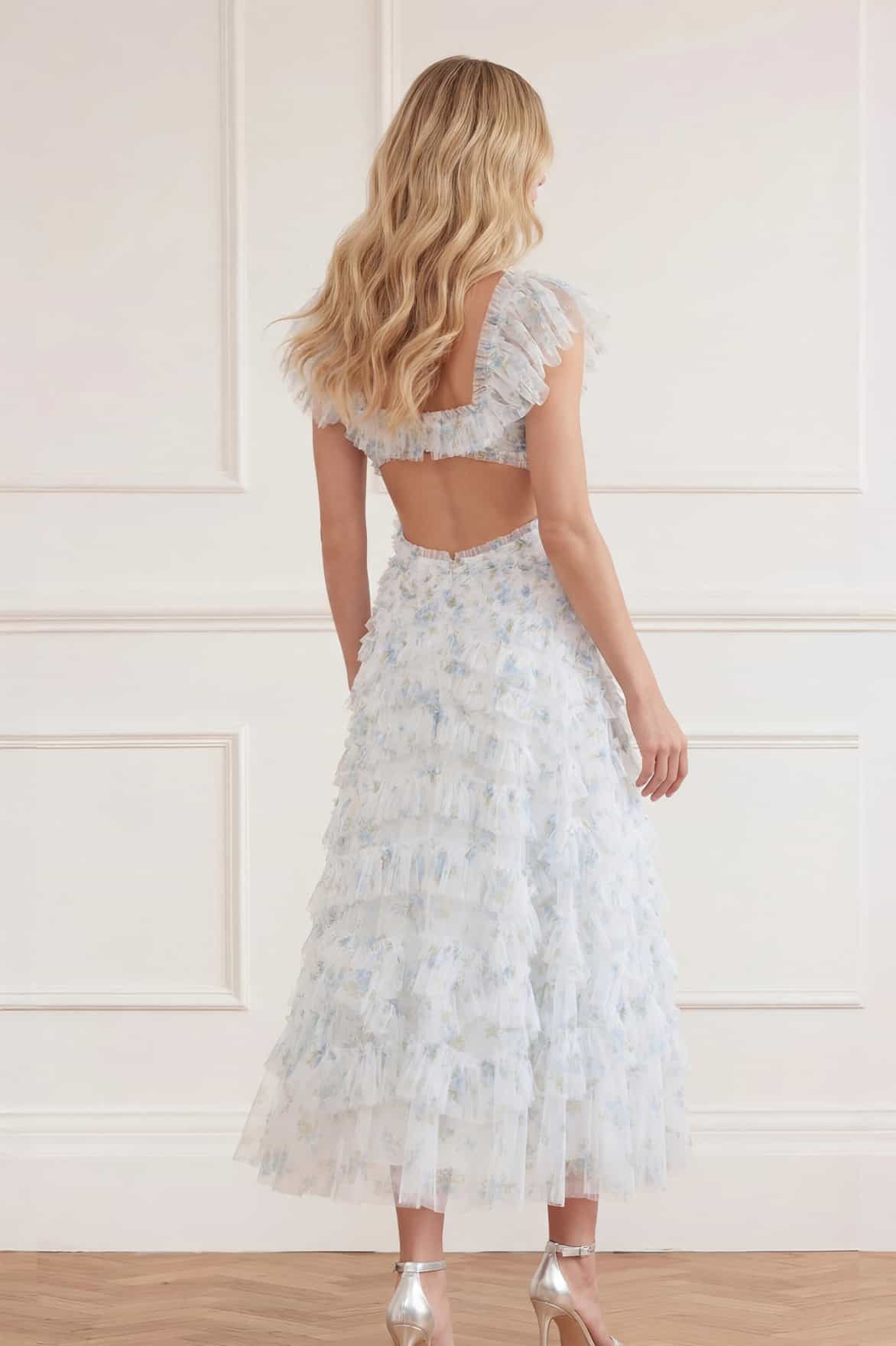 Magnolia Ditsy Lola Backless Ballerina Dress