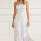 Magnolia Ditsy Sophia Bib Ankle Gown