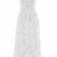 Magnolia Ditsy Sophia Bib Ankle Gown