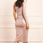 Malia One-Shoulder Long Sleeve Ballerina Dress