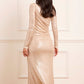 Malia Turtleneck Ankle Gown