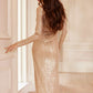 Malia Turtleneck Ankle Gown