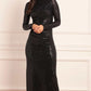 Malia Turtleneck Ankle Gown