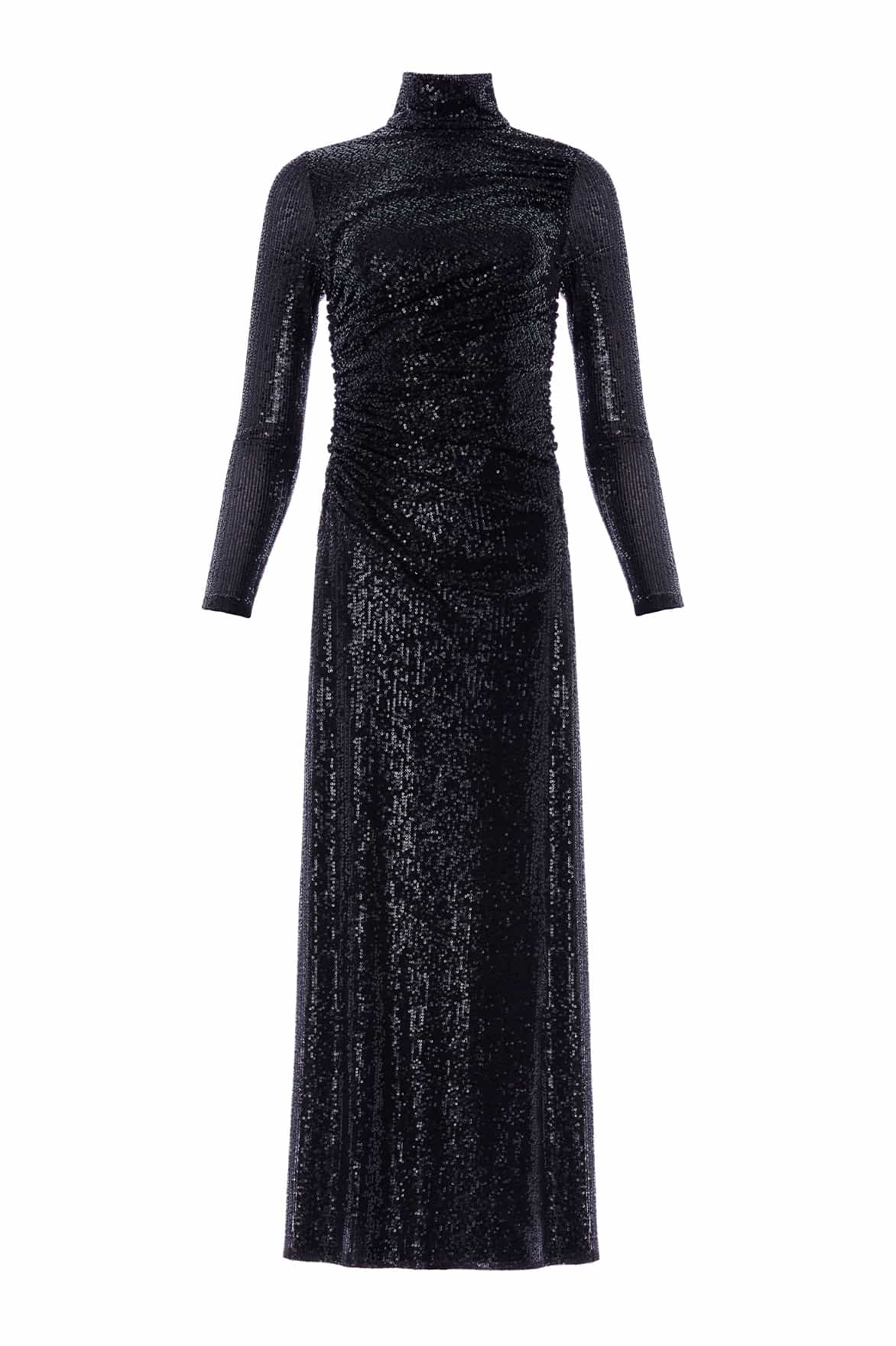 Malia Turtleneck Ankle Gown
