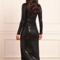 Malia Turtleneck Ankle Gown