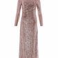 Malia Turtleneck Ankle Gown