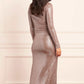 Malia Turtleneck Ankle Gown