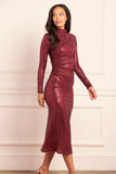 Malia Turtleneck Ankle Gown
