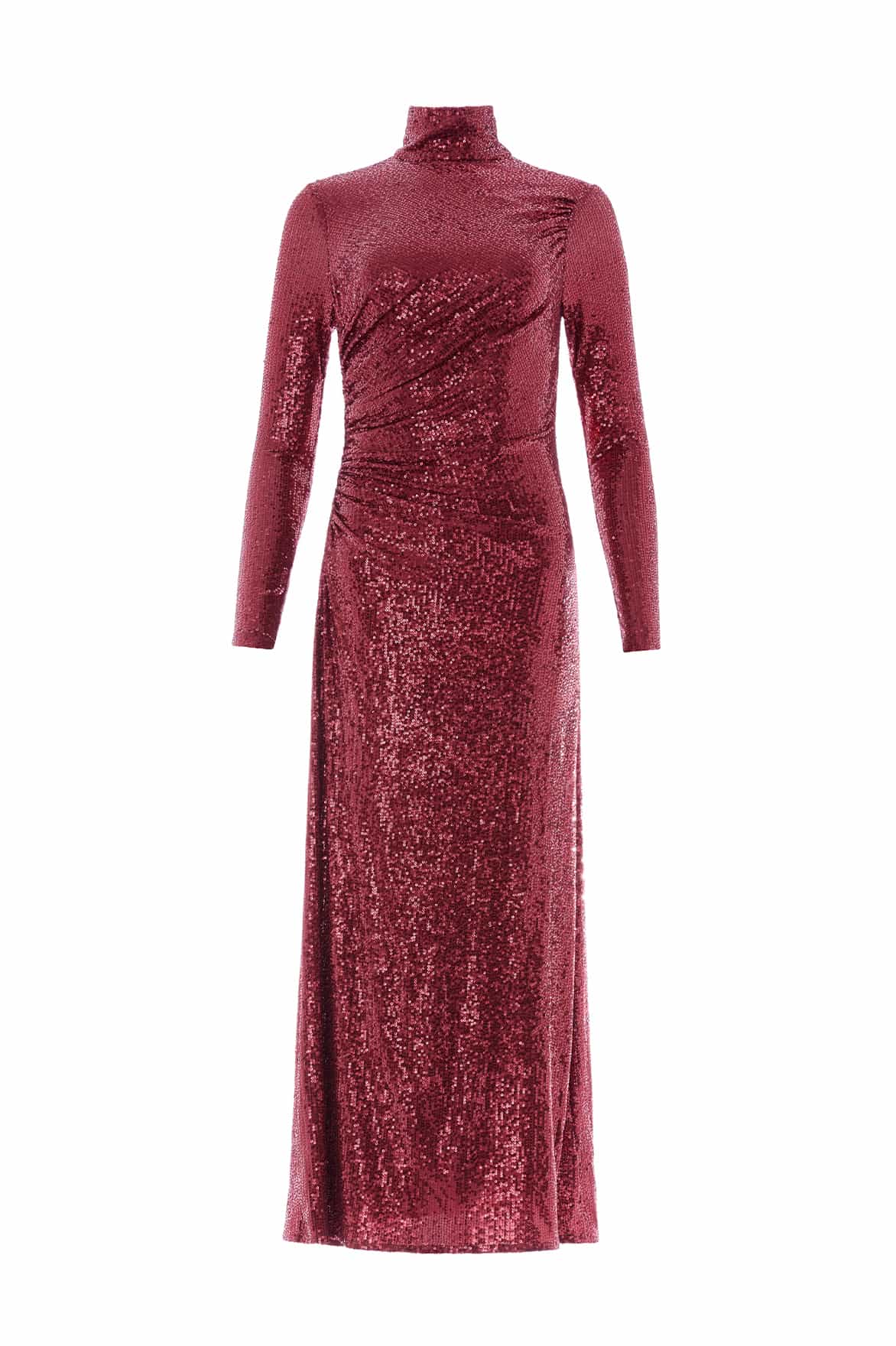 Malia Turtleneck Ankle Gown