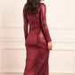 Malia Turtleneck Ankle Gown
