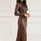 Malia Turtleneck Ankle Gown