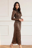 Malia Turtleneck Ankle Gown