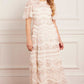 Marina Ruffle Ankle Gown