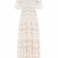 Marina Ruffle Ankle Gown