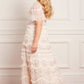 Marina Ruffle Ankle Gown