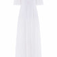 Marisol Cotton Broderie Short Sleeve Ankle Gown