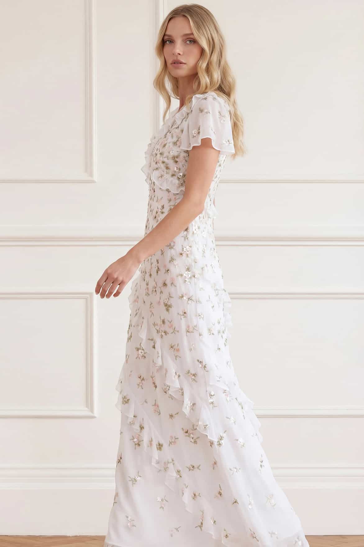 Meadow Ditsy Georgette Gown