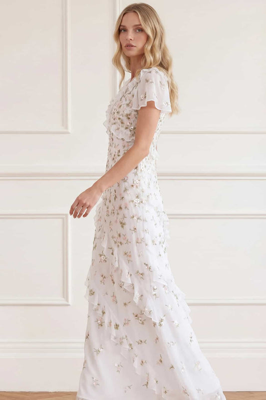 Meadow Ditsy Georgette Gown