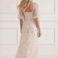 Meadow Ditsy Sweetheart Ankle Gown