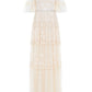 Midsummer Lace Round Neck Gown