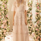 Midsummer Lace Round Neck Gown