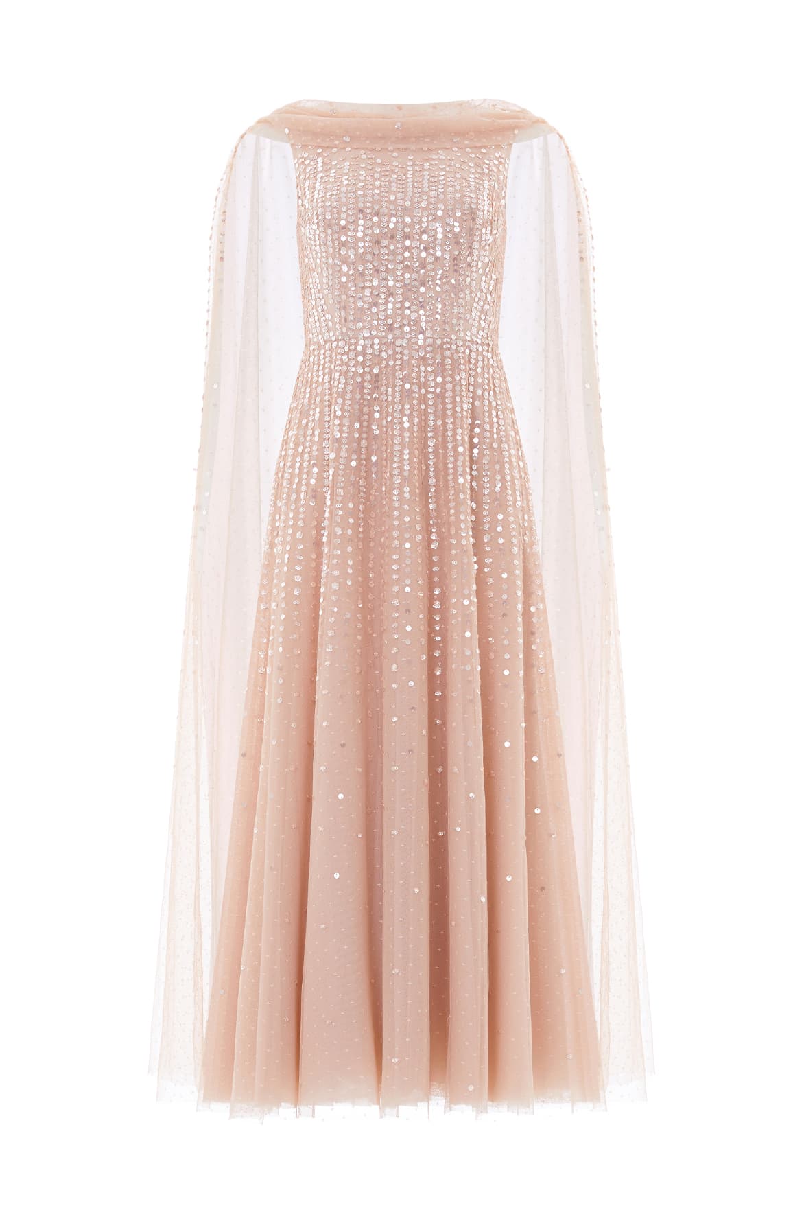 Moonlight Sequin Ankle Gown