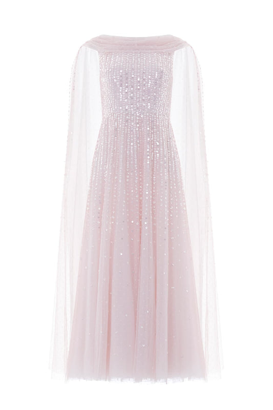 Moonlight Sequin Ankle Gown