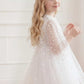 Moonlight Sequin Cape Kids Dress