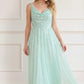 Moonlight Sequin Cowl Neck Ankle Gown
