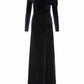 Nova Velvet One-Shoulder Gown