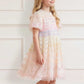 Ombre Scallop Kids Dress