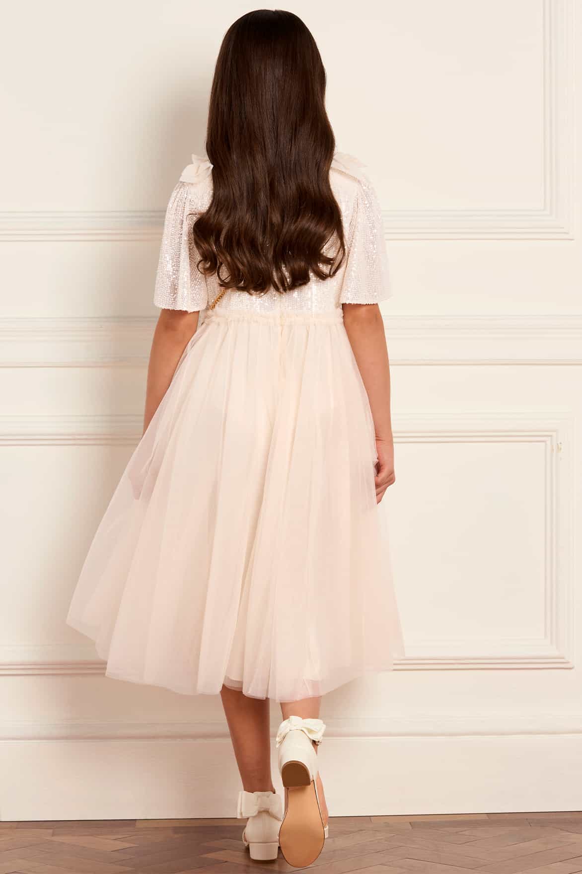 Paloma Bow Kids Dress