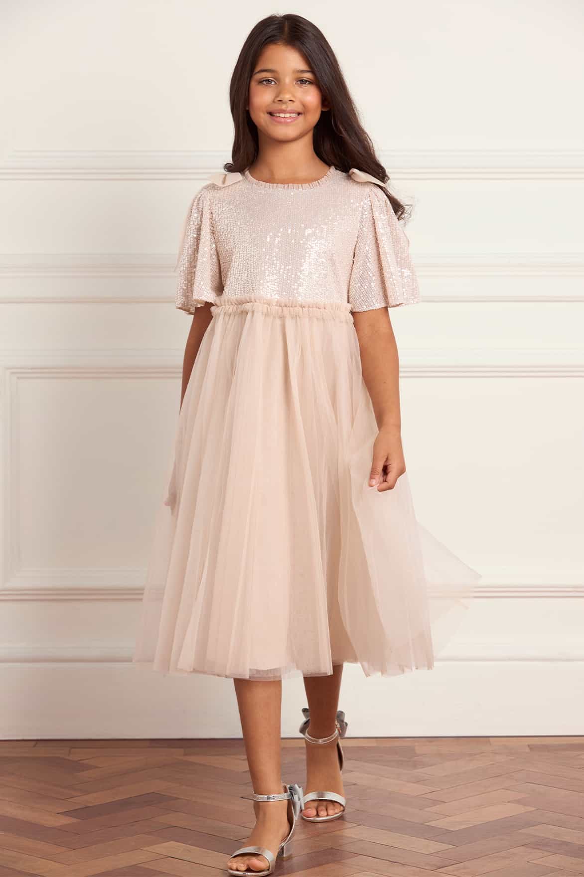 Paloma Bow Kids Dress