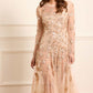 Papillon Sheer Ankle Gown