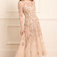 Papillon Sheer Ankle Gown