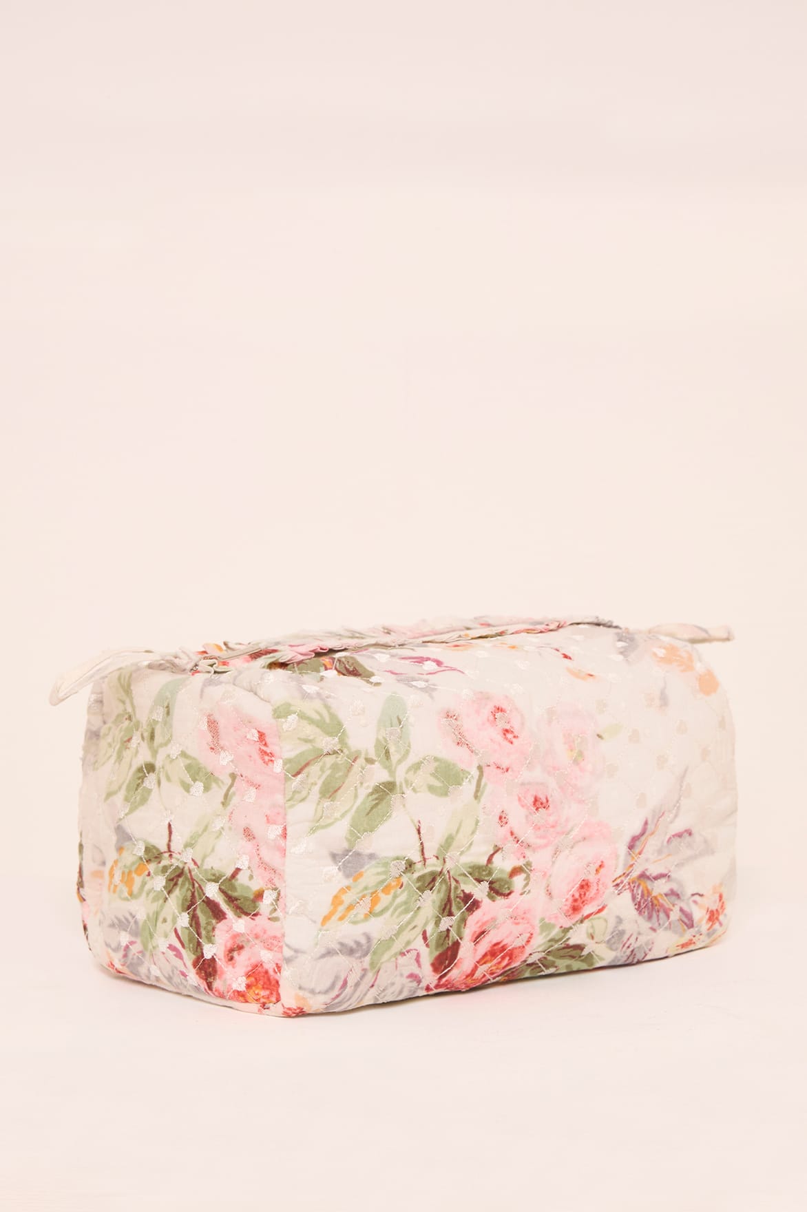 Paradise Garden Medium Quilted Makeup Bag