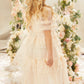 Peaches Smocked Kids Dress