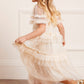 Peaches Smocked Kids Dress