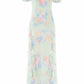 Peony Bloom Georgette Cami Gown
