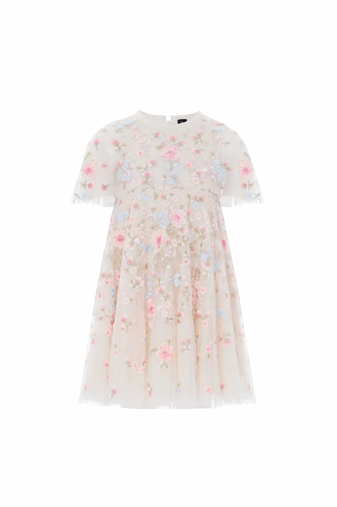 Peony Bouquet Cape Kids Dress