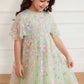 Peony Bouquet Cape Kids Dress
