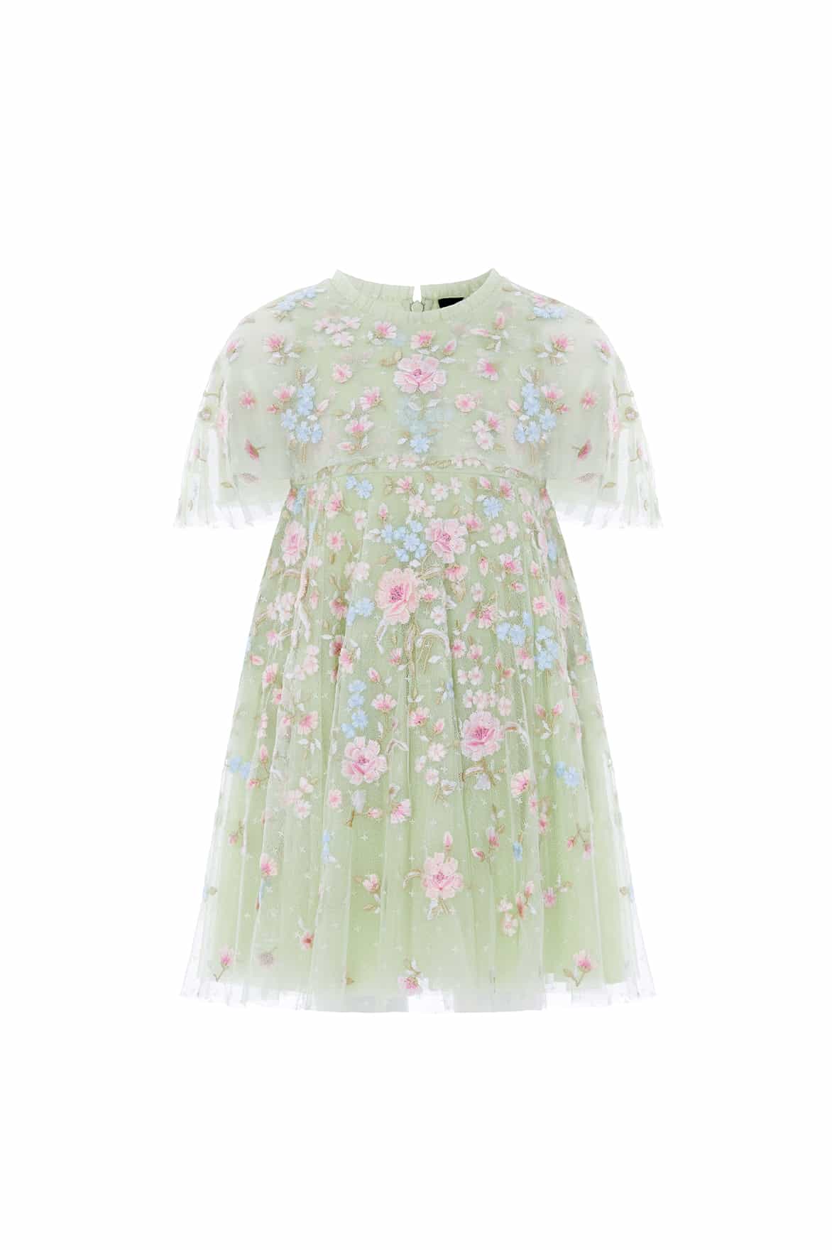 Peony Bouquet Cape Kids Dress