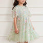Peony Bouquet Cape Kids Dress