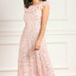 Peony Bouquet Sequin Ankle Gown