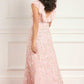 Peony Bouquet Sequin Ankle Gown