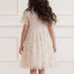 Peony Bouquet Sequin Kids Dress