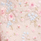 Peony Bouquet V-Neck Cape Gown