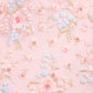 Peony Bouquet V-Neck Cape Gown